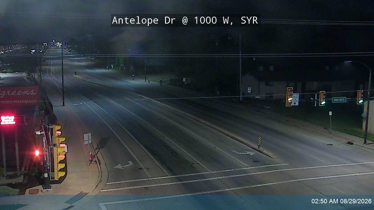 Antelope Dr / 1700 S / SR-108 @ 1000 W, SYR live camera view