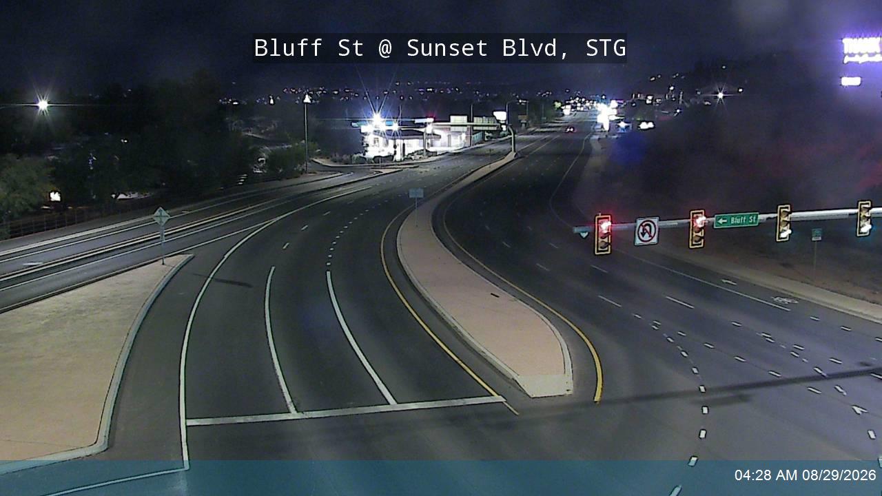 Bluff St / SR-18 @ Sunset Blvd / SR-8, STG live camera view