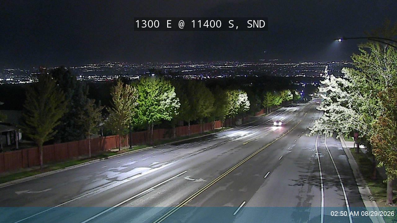 1300 E @ 11400 S, SND live camera view