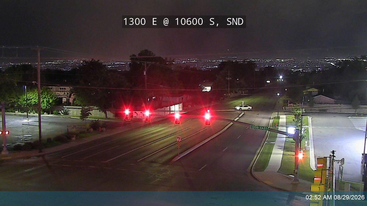 1300 E @ 10600 S, SND live camera view