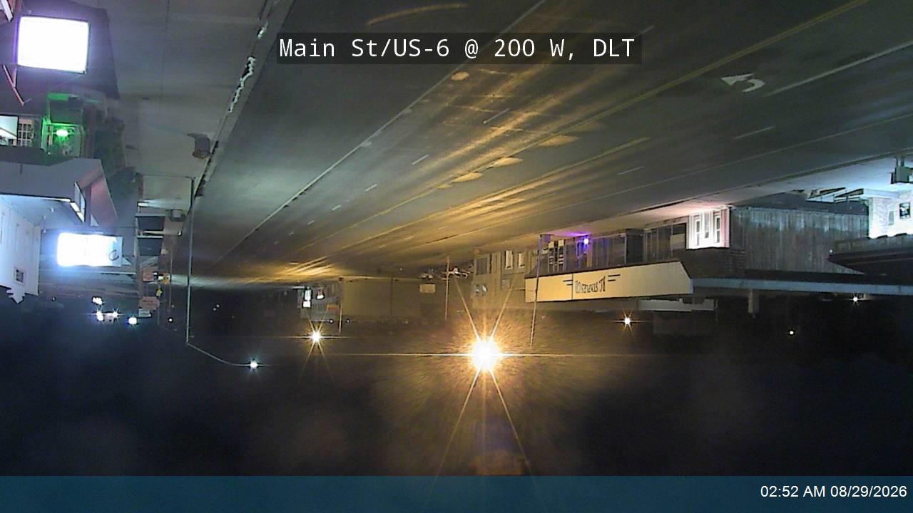 Main St / US-6 @ 200 W, DLT live camera view