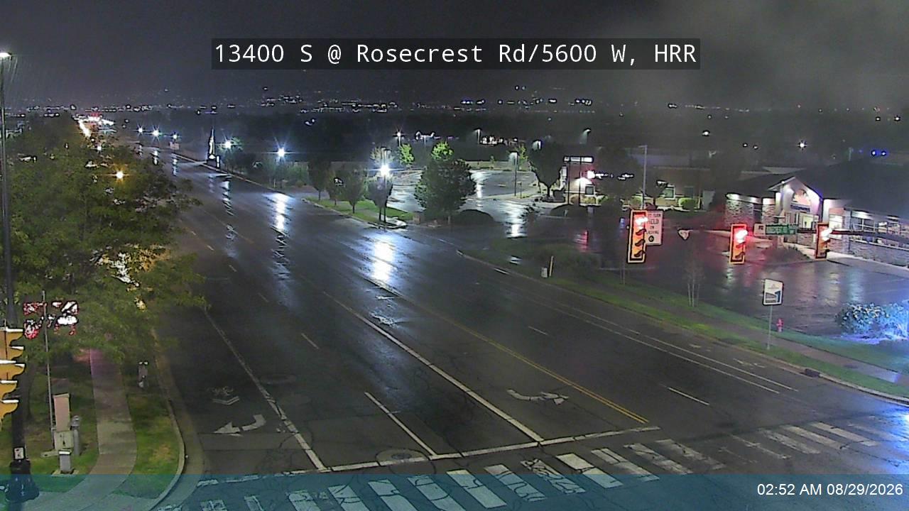 13400 S @ Rosecrest Rd / 5600 W, HRR live camera view