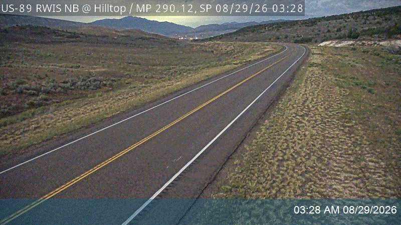 US-89 RWIS NB @ Hilltop / MP 290.12, SP live camera view