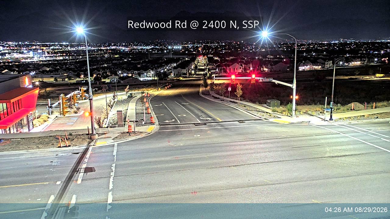 Redwood Rd / SR-68 @ 1500 N, SSP live camera view