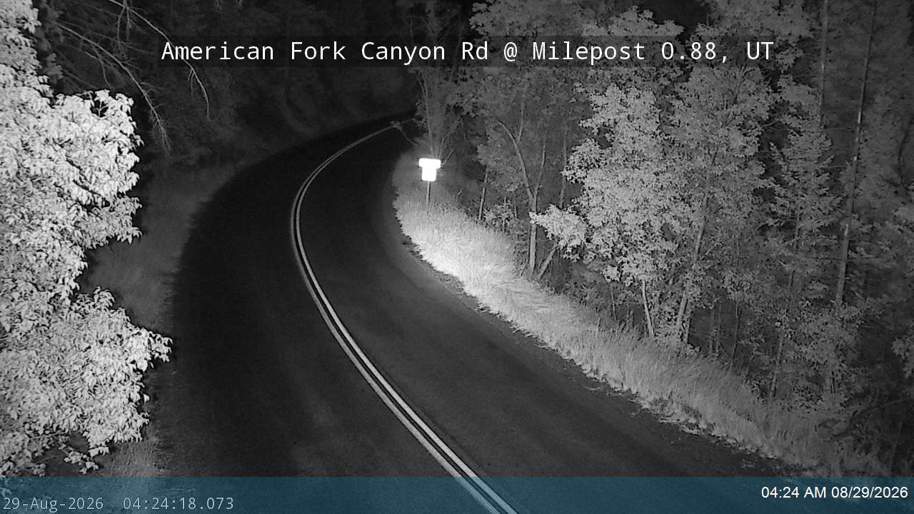 American Fork Canyon Rd / SR-144 @ Milepost 0.88, UT live camera view
