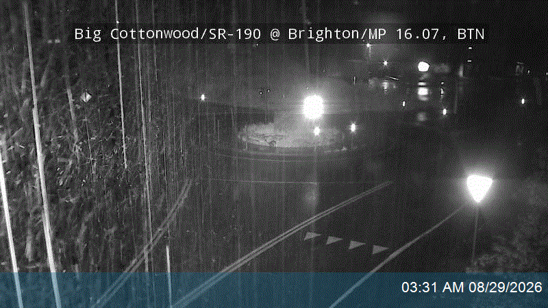 Big Cottonwood Canyon Rd / SR-190 @ Brighton / MP 16.07, BTN live camera view
