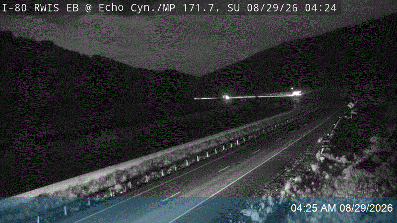 I-80 RWIS EB @ Echo Canyon / MP 171.7, SU live camera view