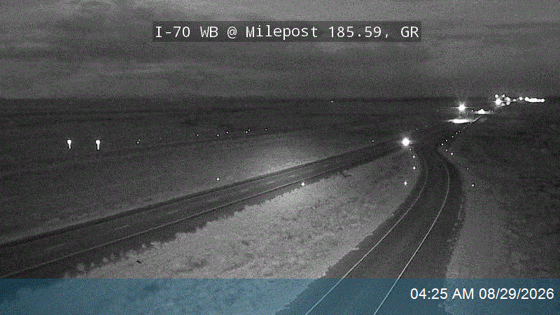 I-70 WB @ Milepost 185.59, GR live camera view