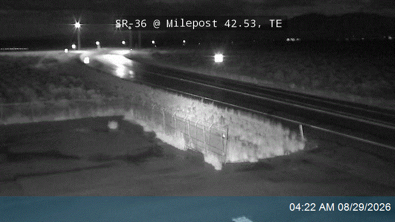 SR-36 @ Milepost 42.53, TE live camera view