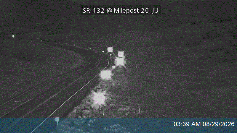 SR-132 @ Milepost 20, JU live camera view