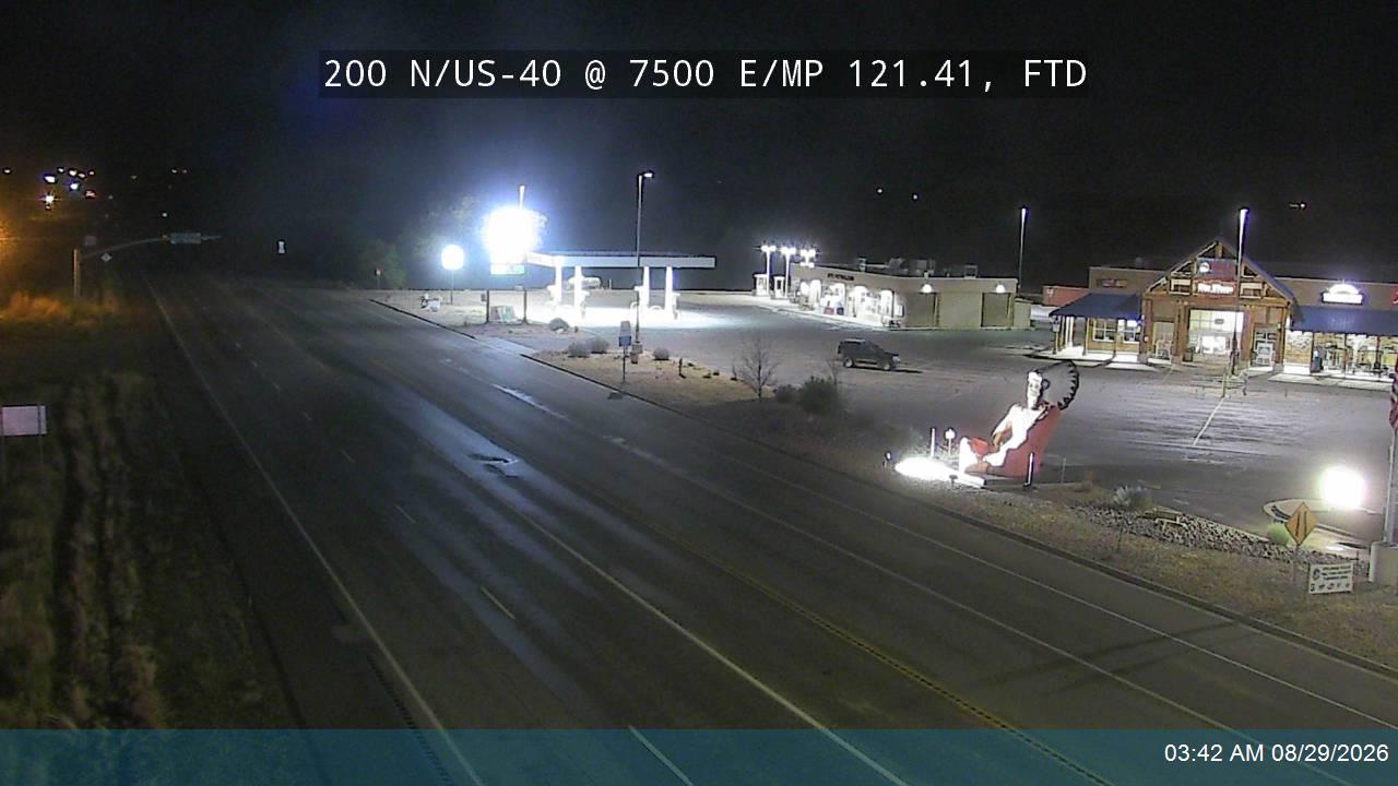 200 N / US-40 @ 7500 E / MP 121.41, FTD live camera view