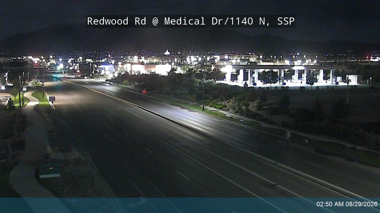 Redwood Rd / SR-68 @ Medical Dr / 1140 N, SSP live camera view