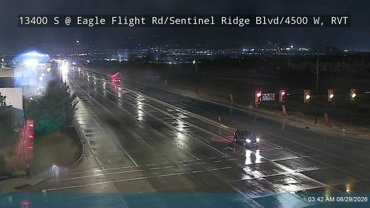 13400 S @ Eagle Flight Rd / Sentinal Ridge Blvd / 4500 W, RVT live camera view