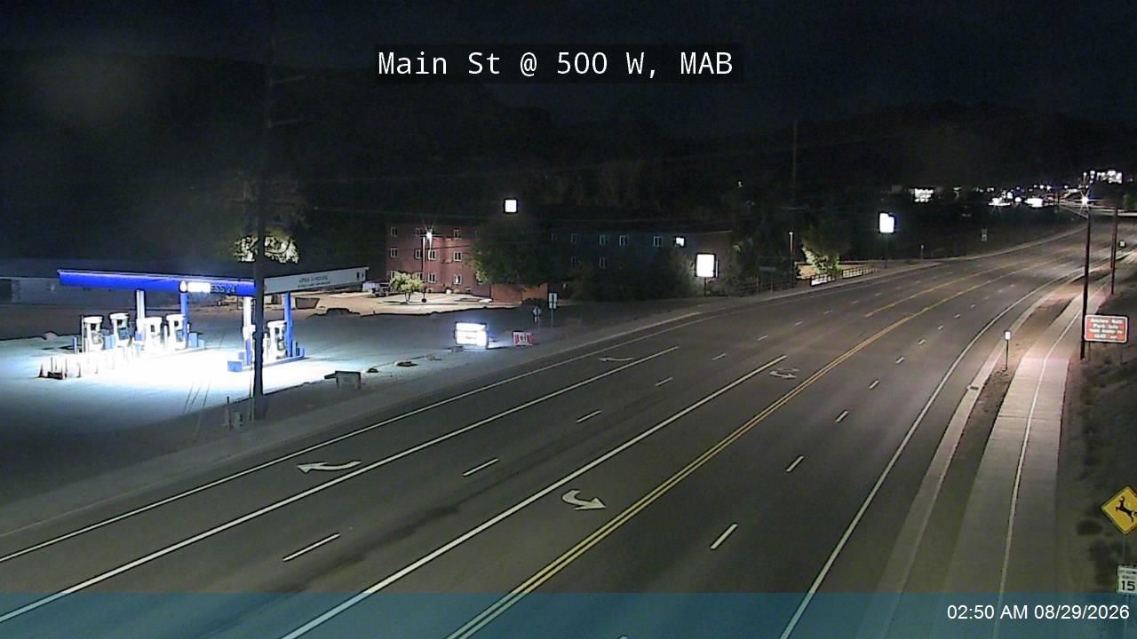 Main St / US-191 @ 500 W, MAB live camera view