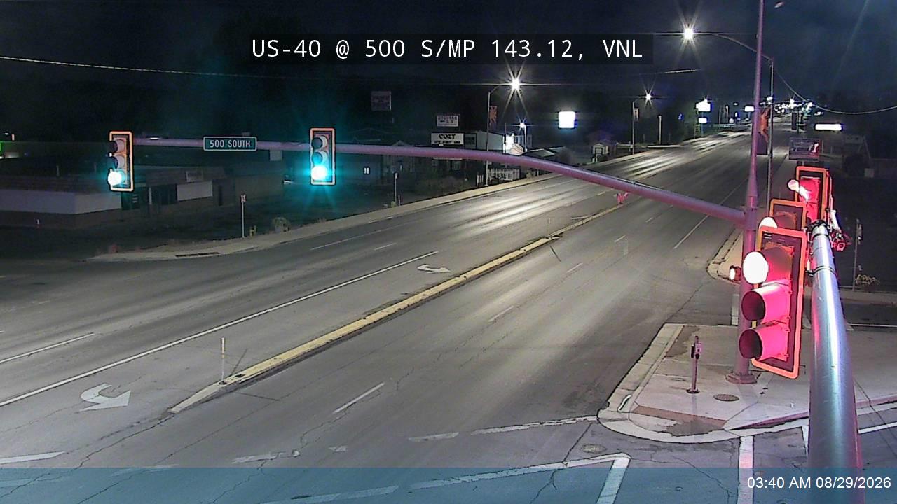 US-40 @ 500 S / MP 143.12, VNL live camera view