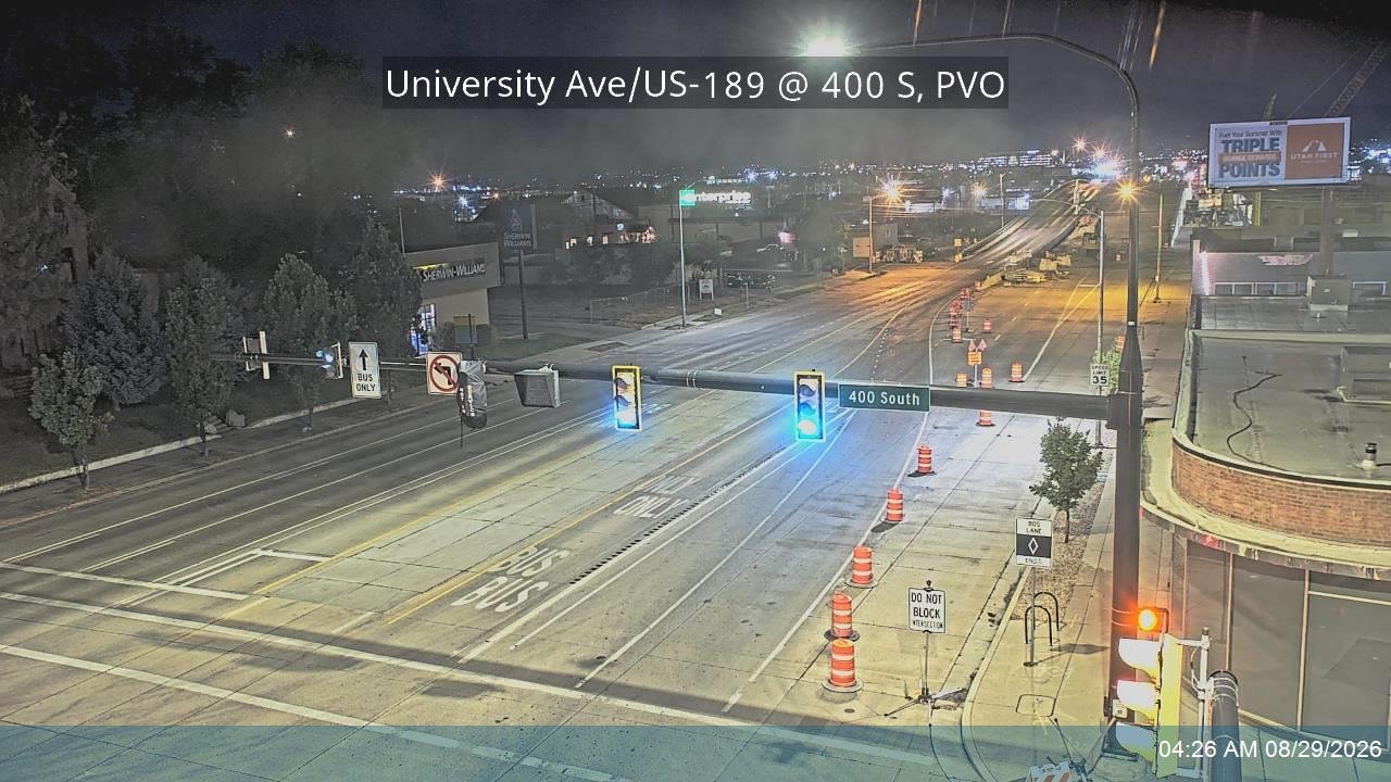University Ave / US-189 @ 400 S, PVO live camera view