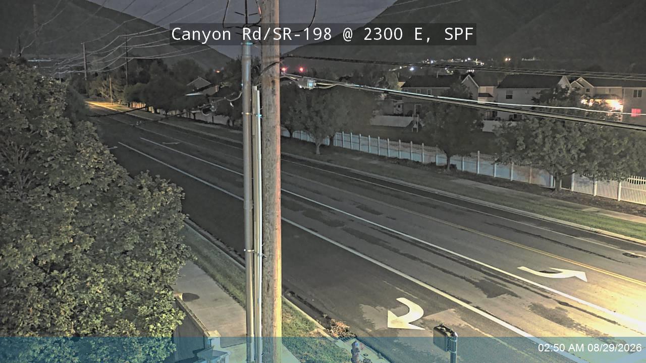 Canyon Rd / SR-198 @ 2300 E, SPF live camera view