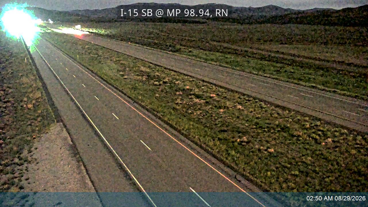 I-15 SB @ Milepost 98.94, RN live camera view