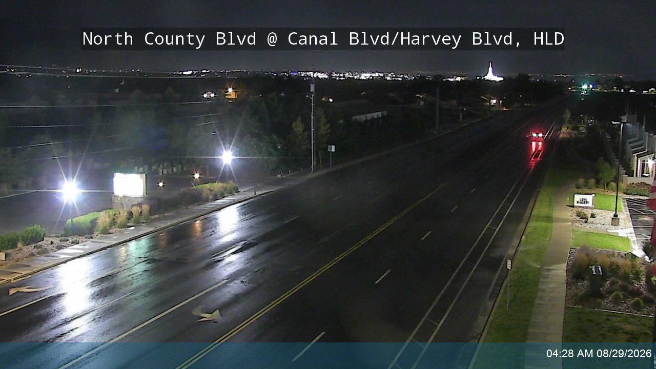 North County Blvd / SR-129 @ Canal Blvd / Harvey Blvd, HLD live camera view