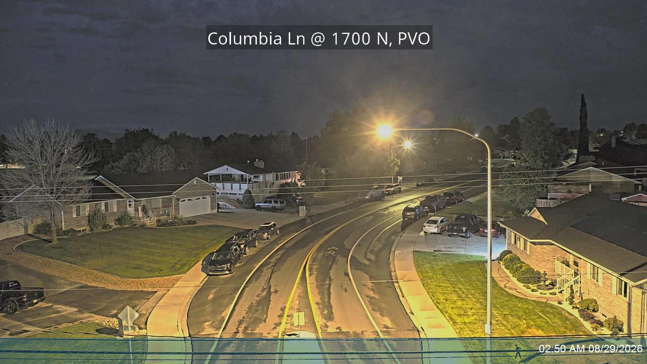 Columbia Ln @ 1700 N / 950 W, PVO live camera view