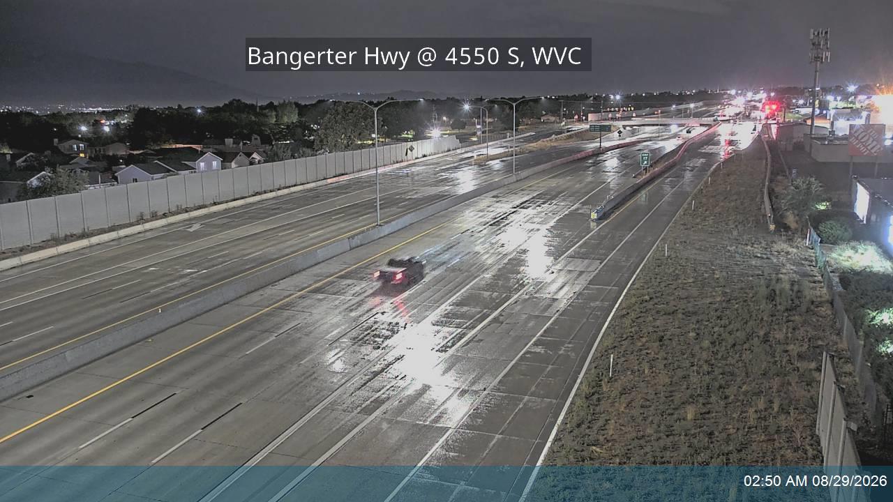 Bangerter Hwy / SR-154 SB @ MP 16.98, WVC live camera view