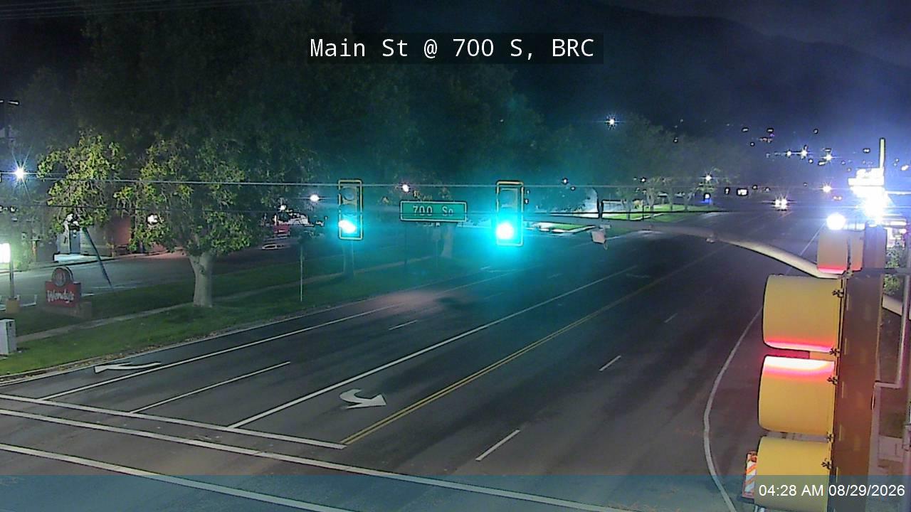 Main St / SR-13 @ 700 S, BRC live camera view