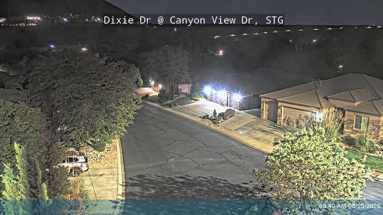 Dixie Dr @ Canyon View Dr, STG live camera view