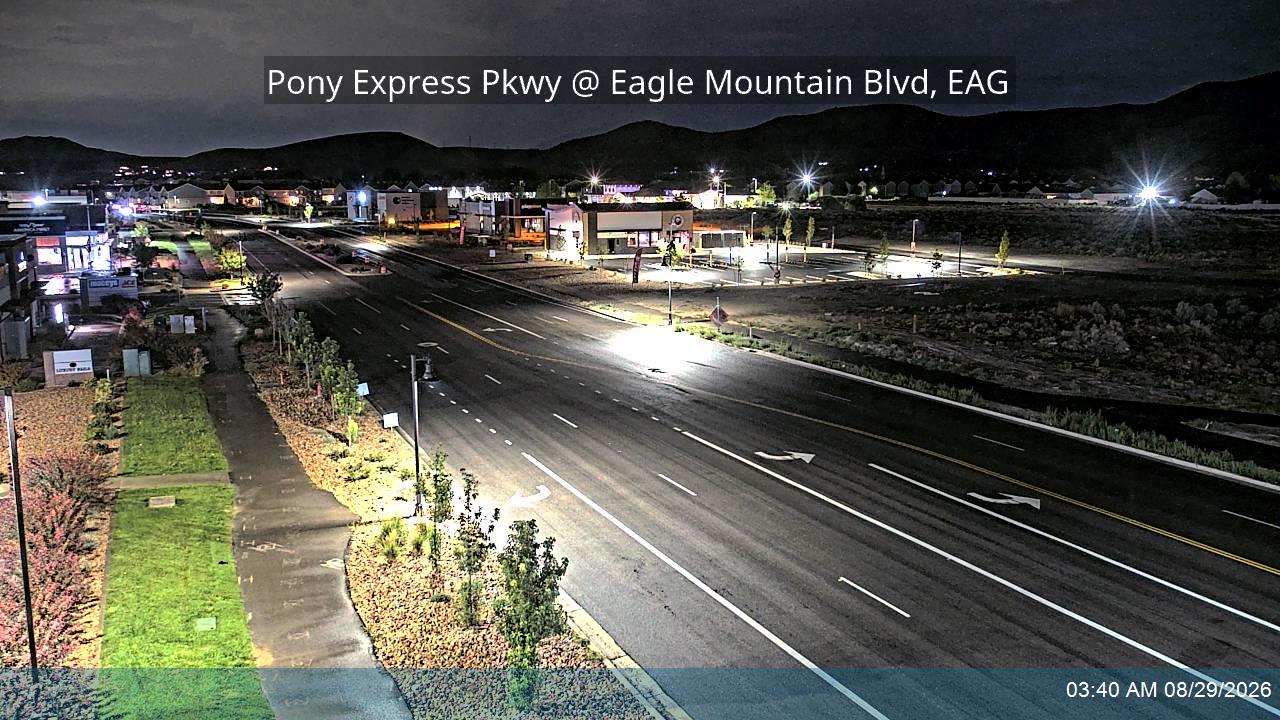 Pony Express Pkwy @ Eagle Mountain Blvd, EAG live camera view