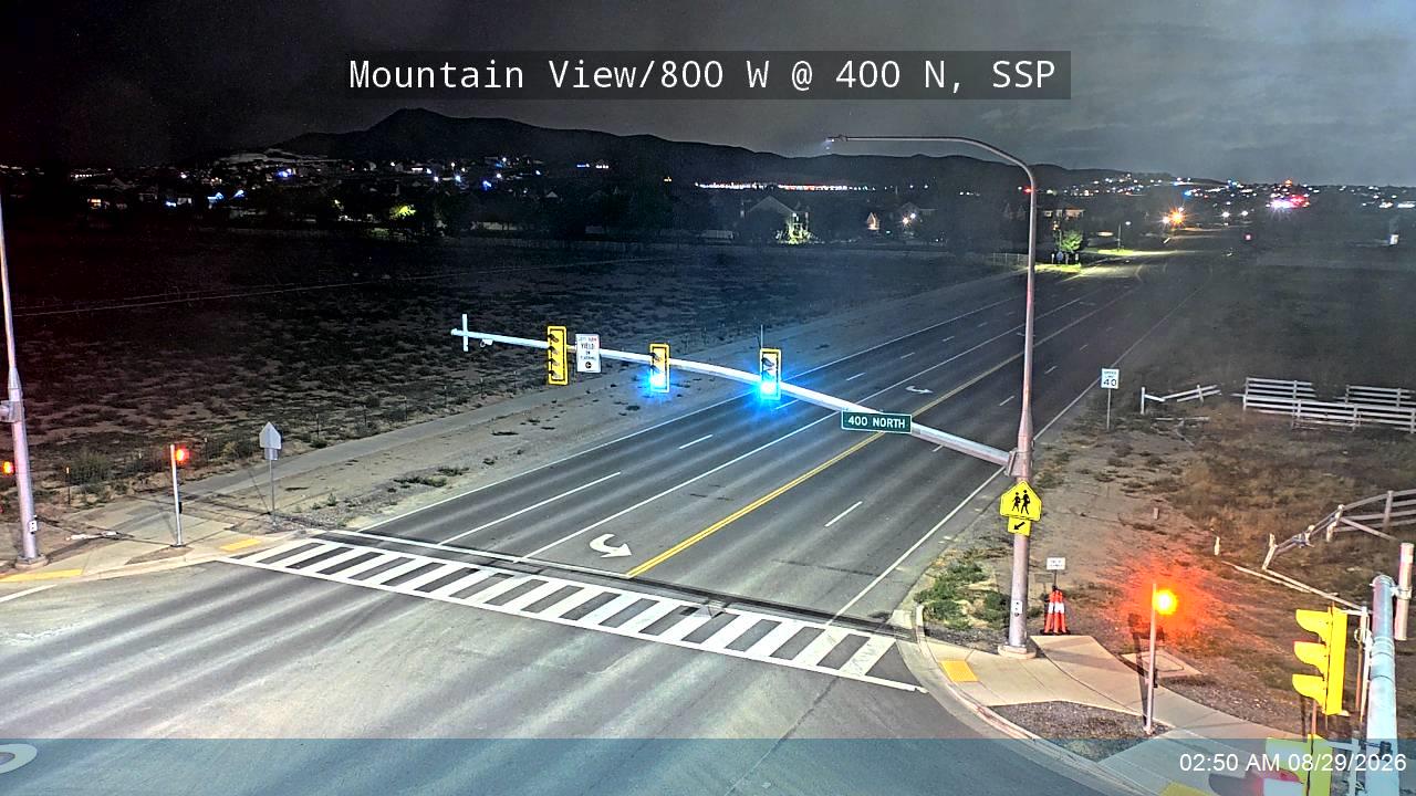 400 N @ Mountain View / 800 W, SSP live camera view