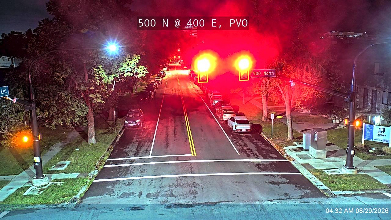 500 N @ 400 E, PVO live camera view