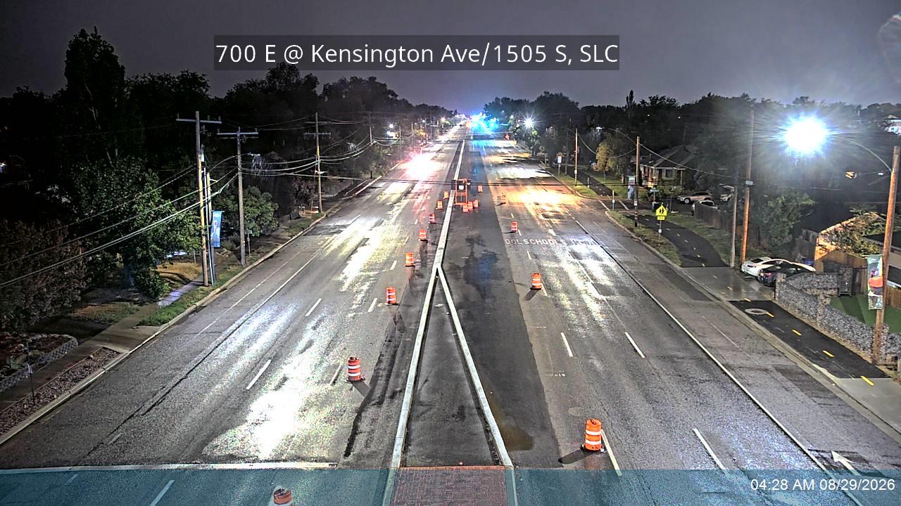 700 E / SR-71 @ Kensington Ave / 1505 S, SLC live camera view