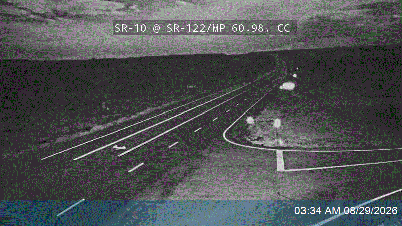 SR-10 @ SR-122 / MP 60.98, CC live camera view