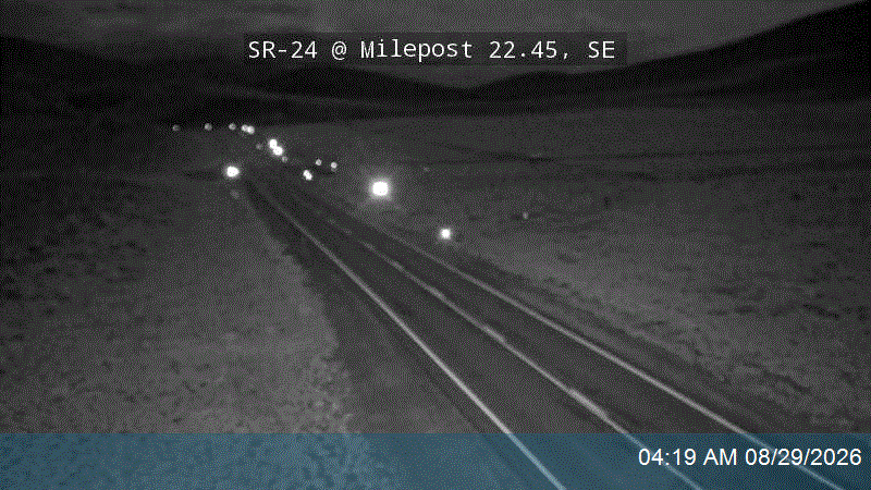 SR-24 @ Milepost 22.45, SE live camera view