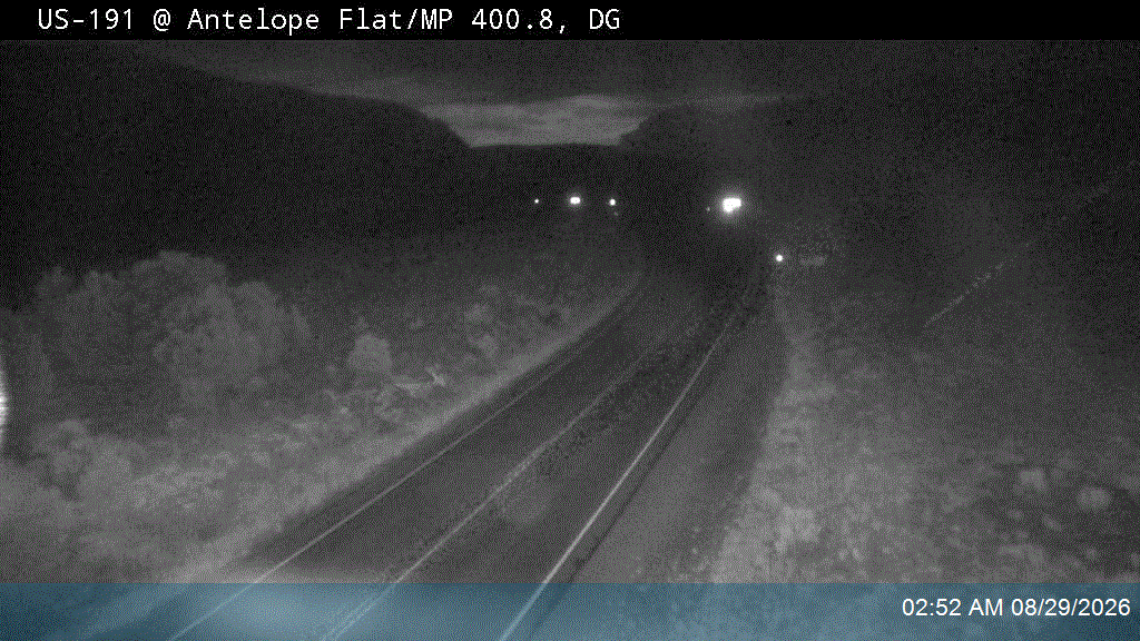 US-191 @ Antelope Flat / MP 400.8, DG live camera view