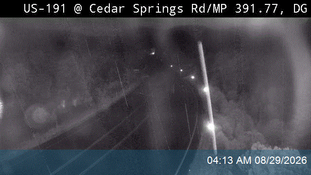 US-191 @ Cedar Springs Rd / MP 391.77, DG live camera view