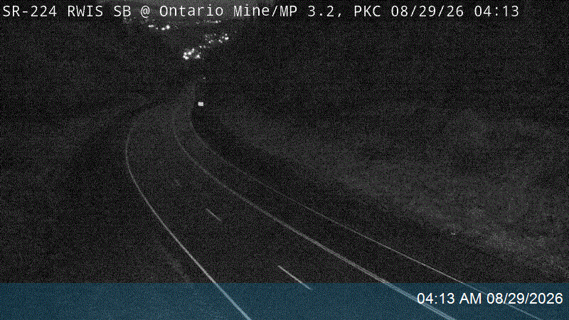 SR-224 / Marsac Ave RWIS SB @ Ontario Mine / MP 3.22, PKC live camera view