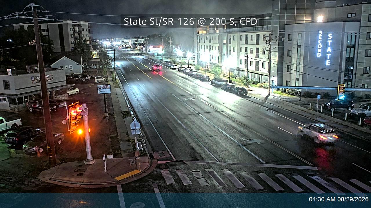 SR-126 / State St @ 200 S, CFD live camera view
