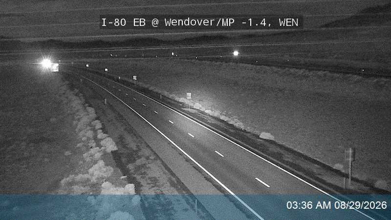 I-80 EB @ Wendover / UT MP -1.4 / NV MP 409.25, WEN live camera view