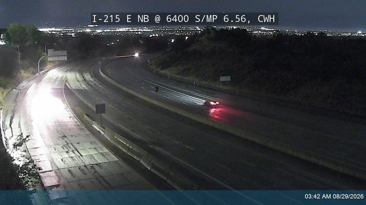 I-215 E NB @ 6400 S / MP 6.56, CWH live camera view