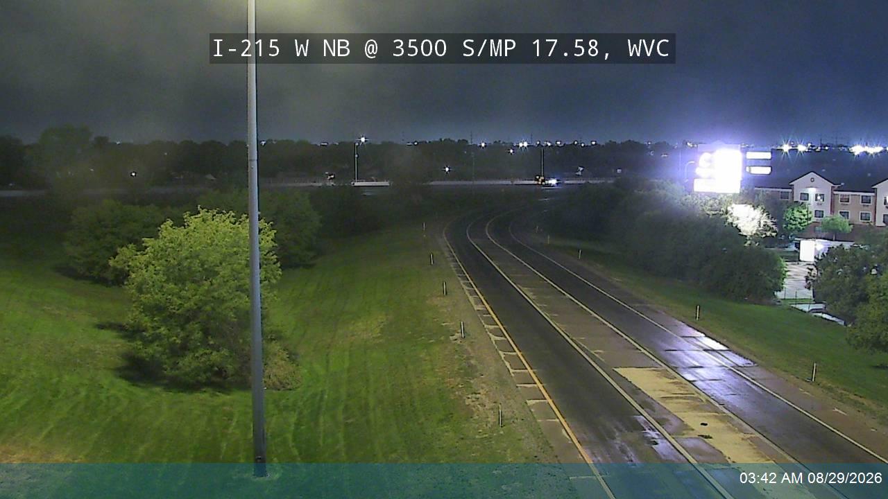 I-215 W NB @ 3500 S / SR-171 / MP 17.58, WVC live camera view