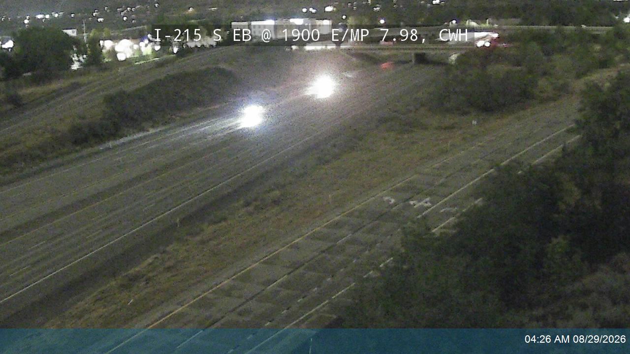 I-215 S EB @ 1900 E / MP 7.98, CWH live camera view