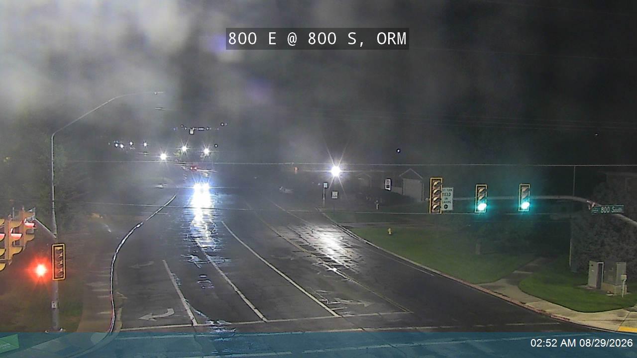 800 E @ 800 S, ORM live camera view