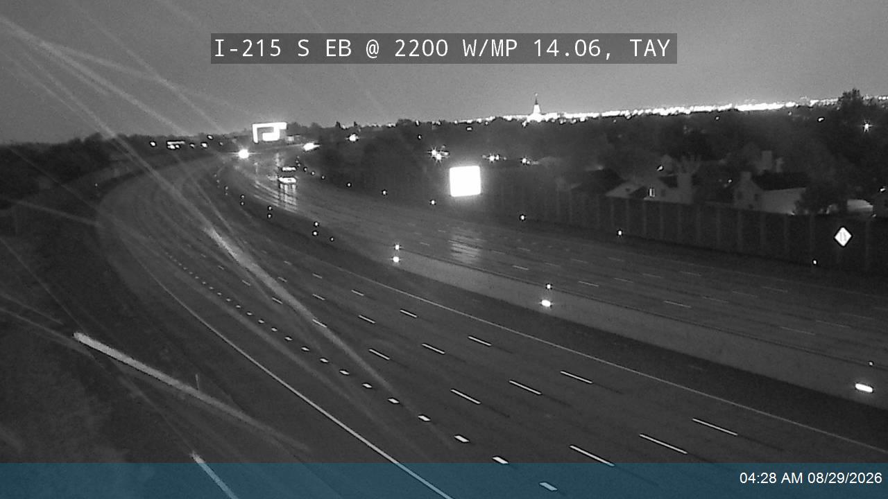 I-215 S EB @ 2200 W / MP 14.06, TAY live camera view