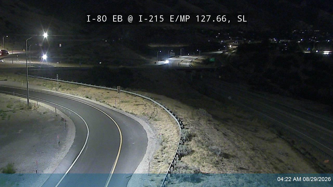 I-80 EB @ I-215 E / MP 127.66, SL live camera view