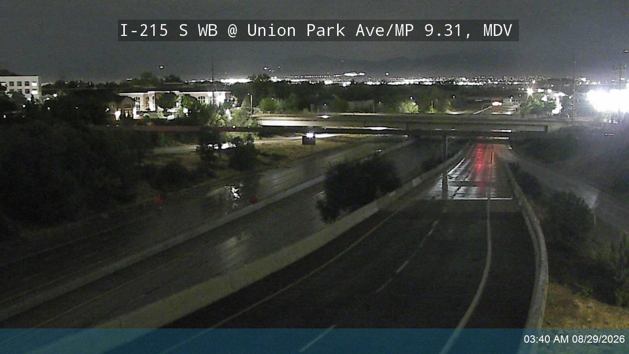 I-215 S WB @ Union Park Ave / MP 9.31, MUR live camera view