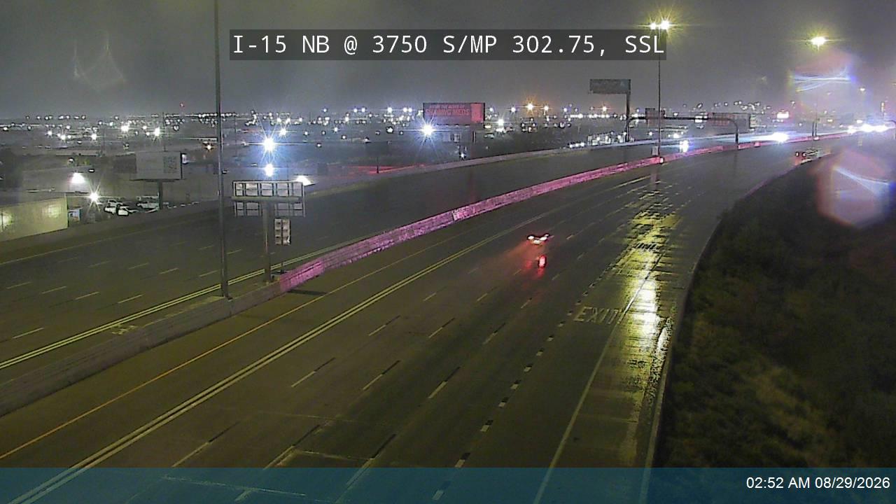 I-15 NB @ 3750 S / MP 302.75, SSL live camera view