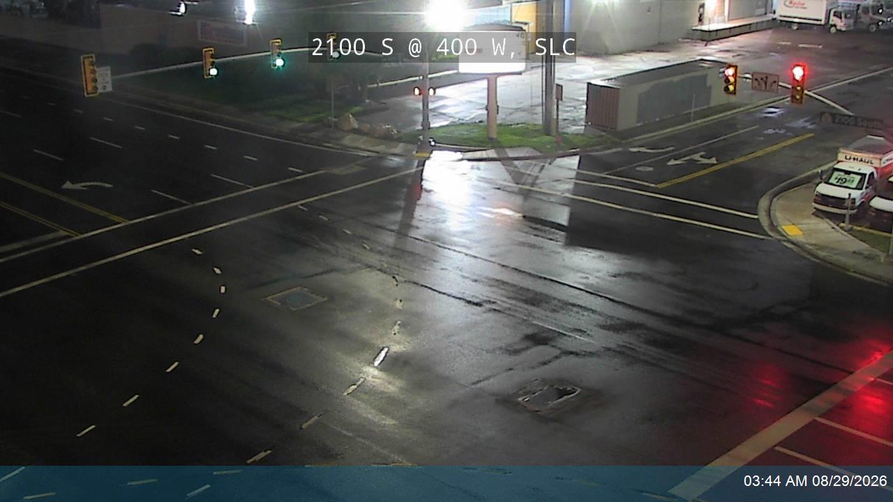 2100 S / SR-201 @ 400 W / I-15 NB / MP 17.46, SLC live camera view