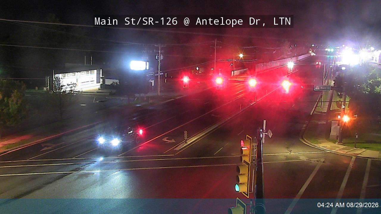Main St / SR-126 @ Antelope Dr / SR-108, LTN live camera view
