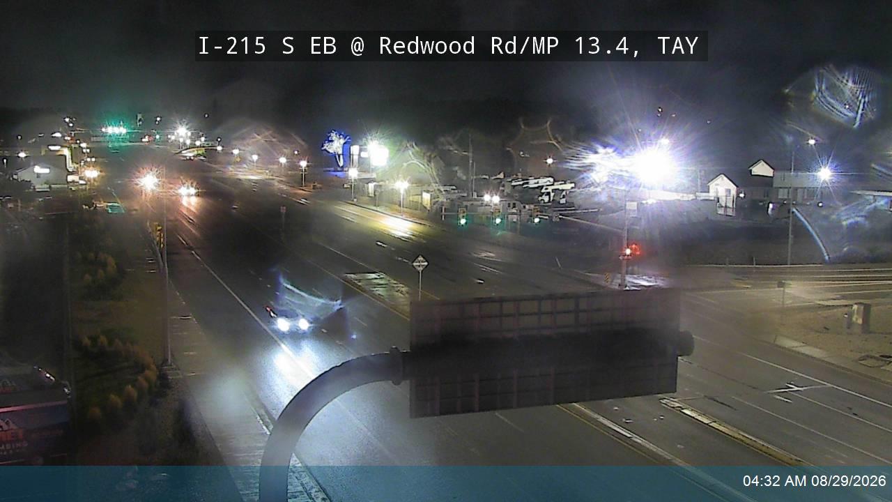 I-215 S EB @ Redwood Rd / SR-68 / MP 13.4, TAY live camera view