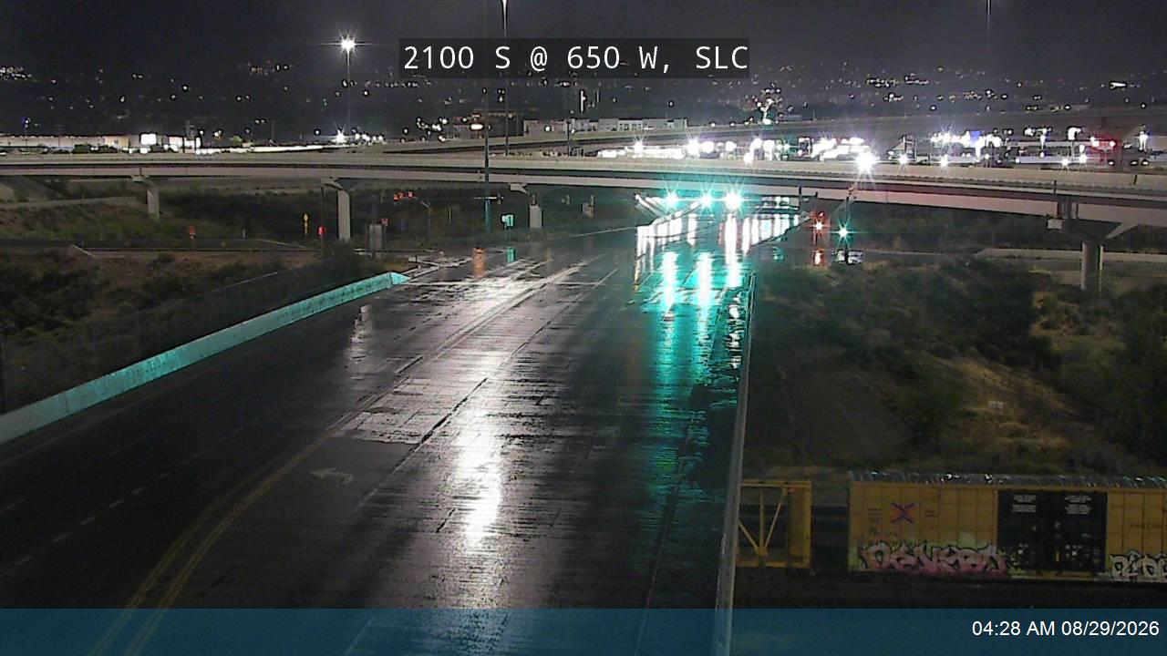2100 S / SR-201 @ 650 W / MP 17.1, SLC live camera view